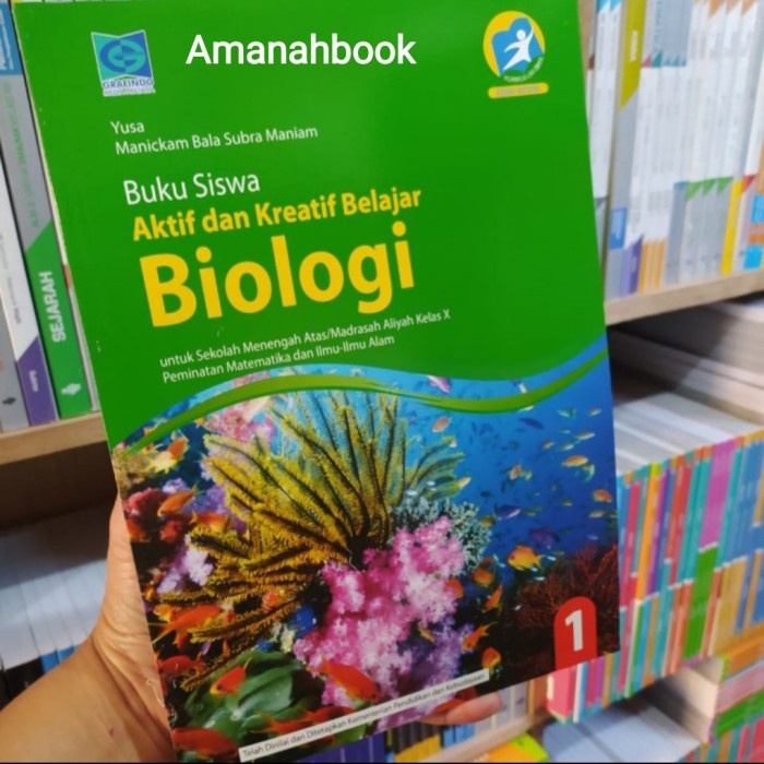 FLASH SALE BUKU BIOLOGI SMA/MA KELAS 10 PEMINATAN K13 GRAFINDO TERBARU