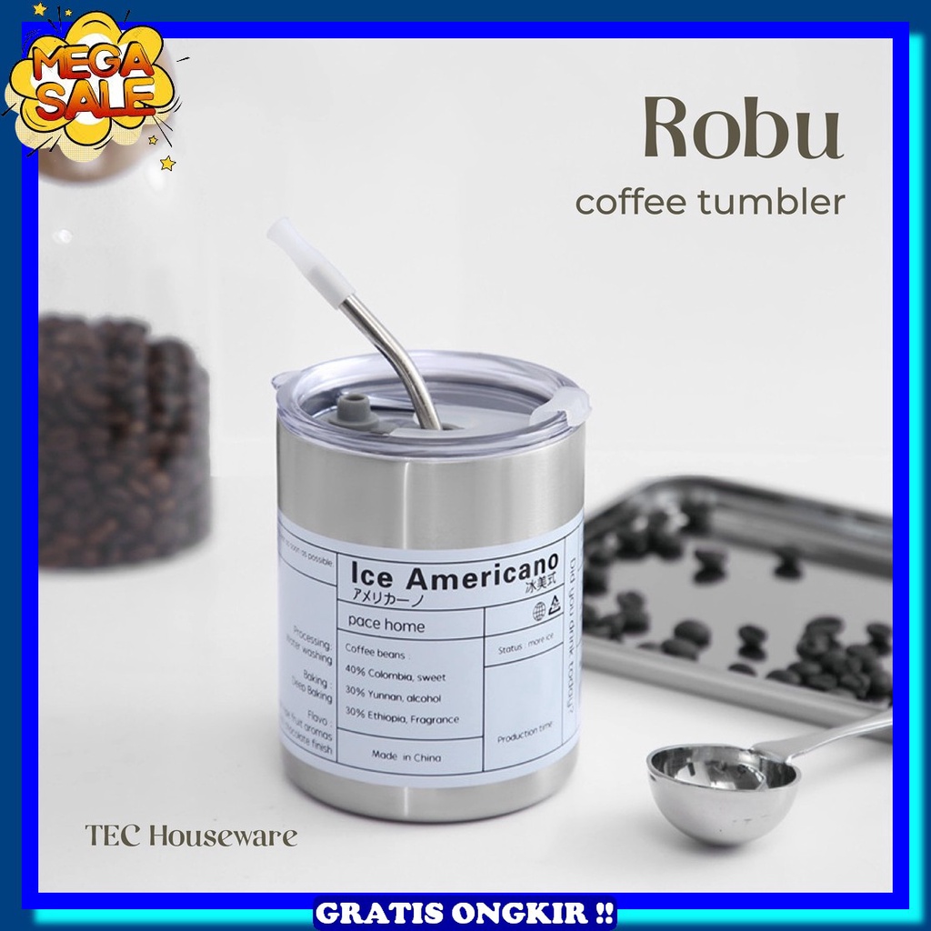 Tumbler Minum Tumbl Kopi Lucu Sedotan Murah Anti Tumpah Tumbrl Minuman Cowok Botol Animal Tambler Bo