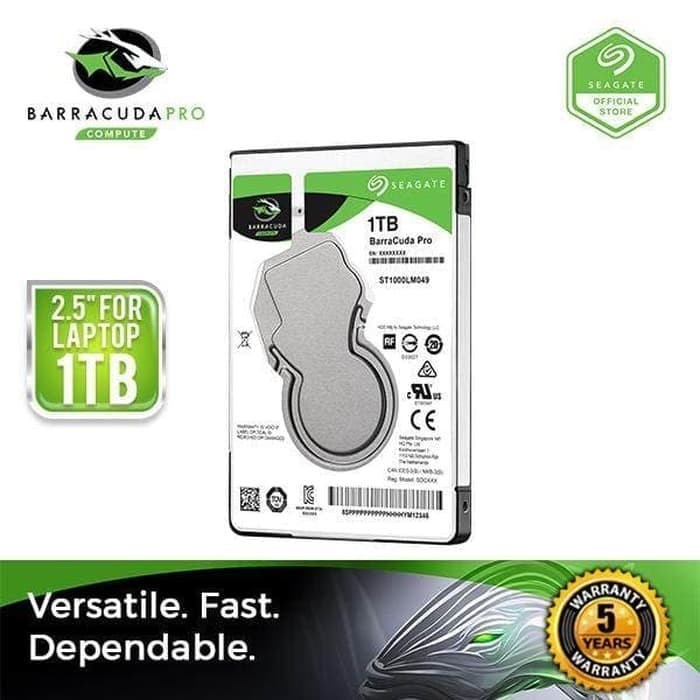 HDD SEAGATE BARRACUDA 1TB 2.5" 7200RPM SATA3 HARDDISK LAPTOP RESMI MFI