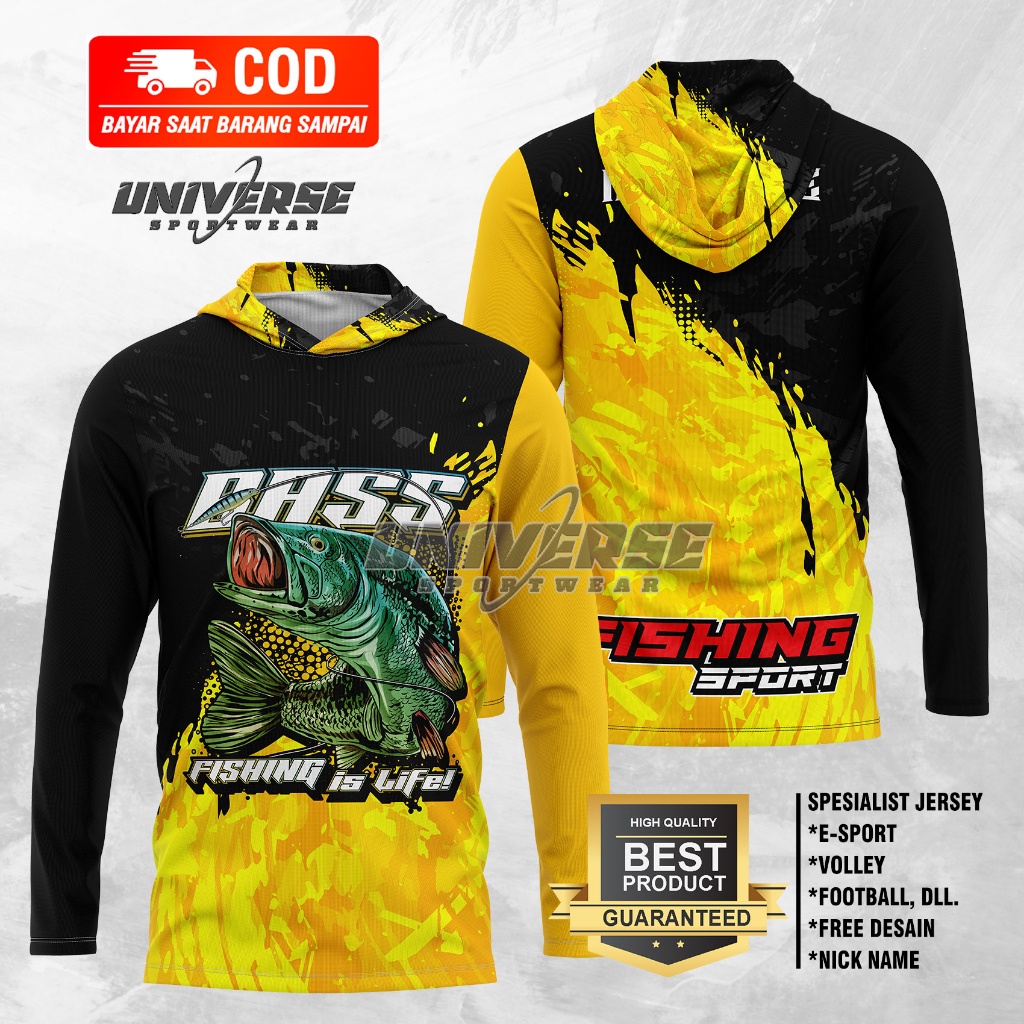 Jersey Mancing Liar Pria Outdoor Anti UV Adem Nyaman
