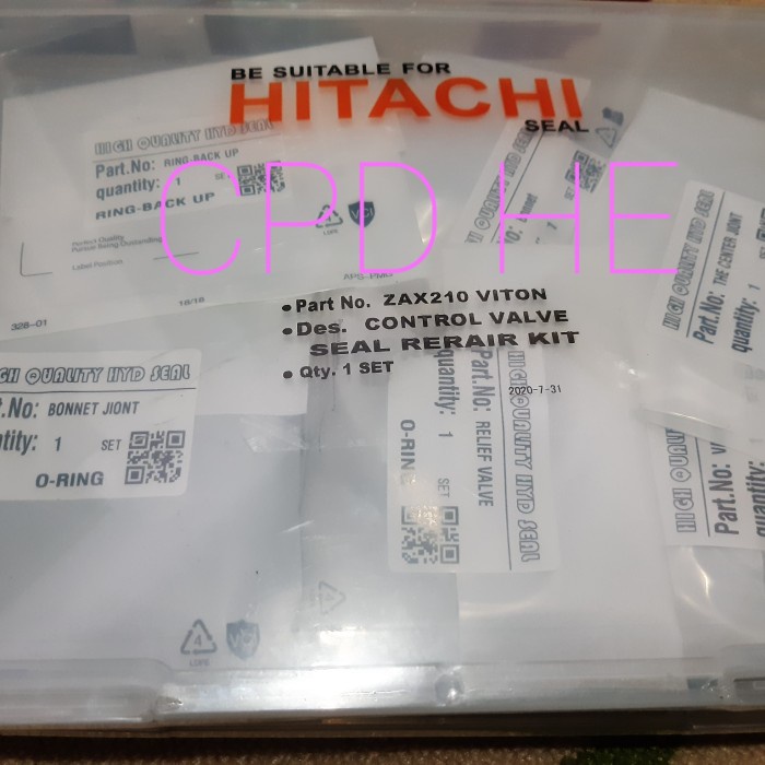 Seal Control Valve Hitachi 210F Viton Best Produk