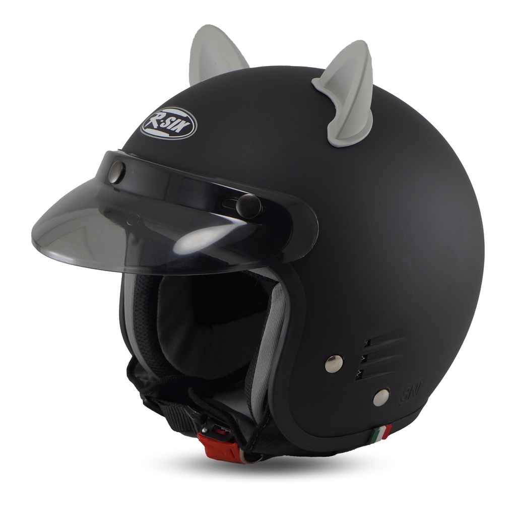 Helm Bogo Dewasa Wanita helm Cewek Kuping Kucing SNI