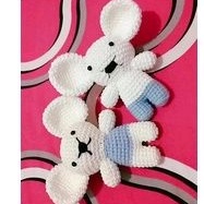 Boneka rajut mushold besar