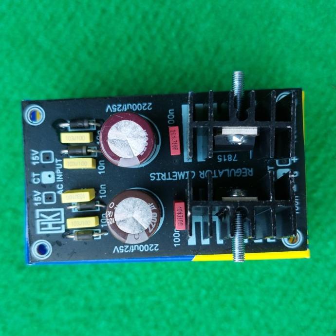 Kt022 Simetris Pcb Kit Elko Regulator Simetris Ct 15V Ac To Dc