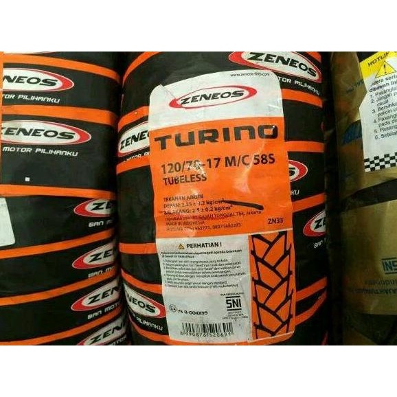 ban luar 120 70 17 dan 150 60 17 zeneos turino