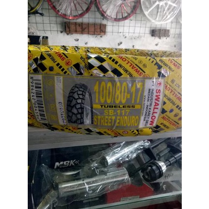 Ban Luar Swallow 100-80 Ring 17 Tubless