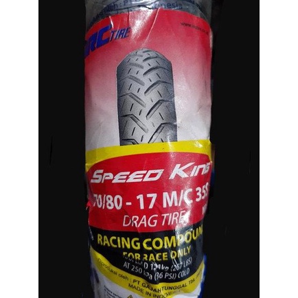 HARGA DISKON Ban Luar drag 70 80-17 IRC Speed King Racing Compound