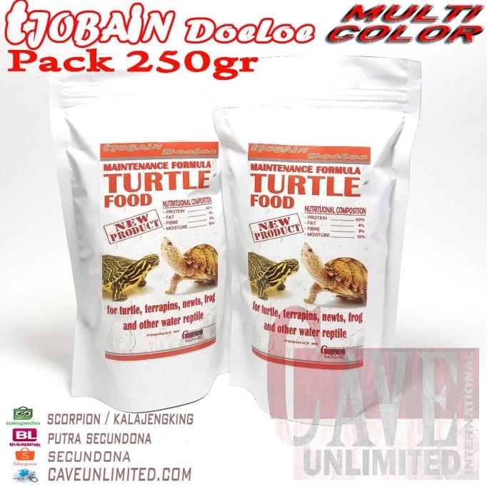 Limited Reptil-Makanan- Turtle Pelet Food Makanan Pakan Kura Kura Air Brazil Res Katak Pacman - Besa