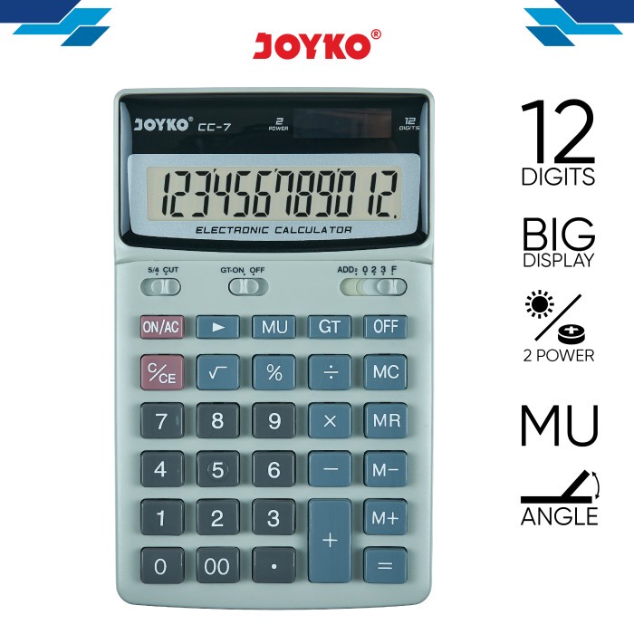 

Calculator / Kalkulator Joyko Cc-7 / 12 Digits