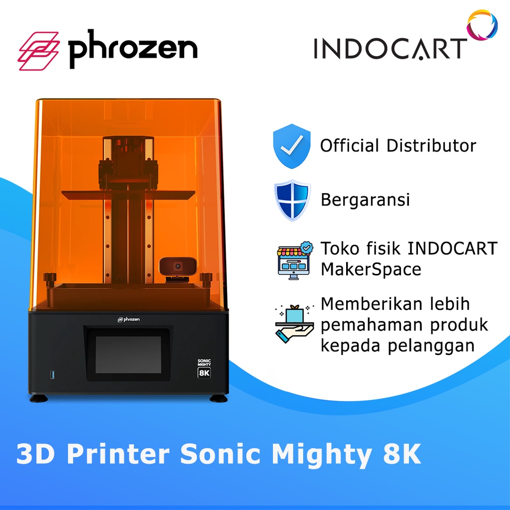 3D Printer Unit Phrozen Sonic Mighty 8K Versi Terbaru Garansi Resmi