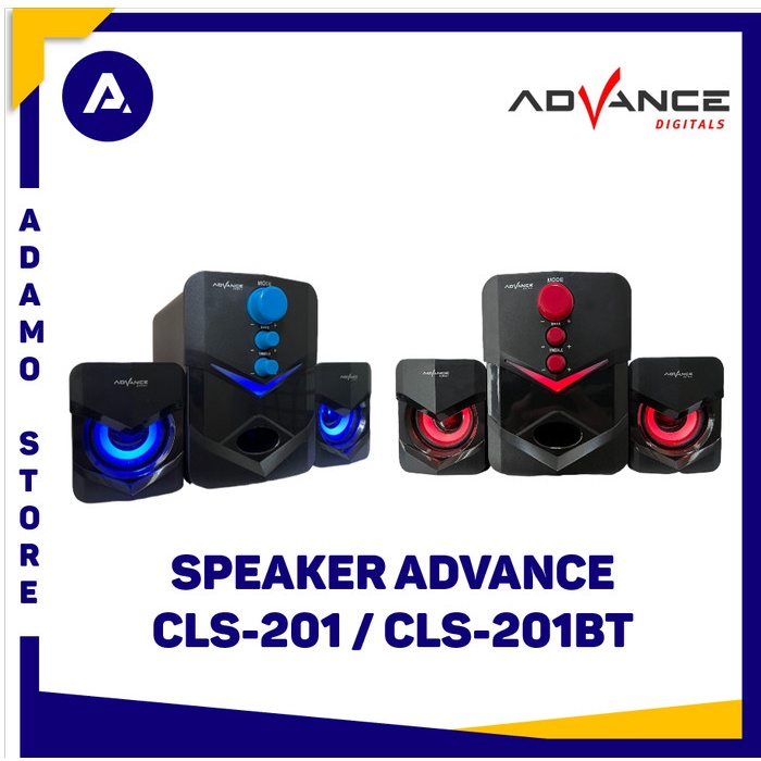 Speaker Advance CLS-201 CLS-201BT Bluetooth Super Bass CLS201 CLS201BT