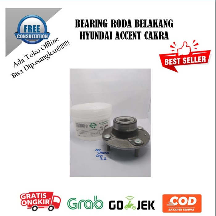 HUB BEARING LAHER RODA BELAKANG HUB MOBIL ACCENT DAN CAKRA