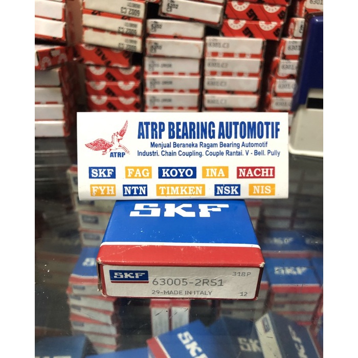 BALL BEARING 63005 2 2RS 63005 2RS1 SKF