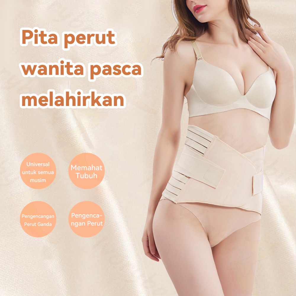 Stagen Maternity Double Perekat Stagen Setelah Melahirkan Pengencang Perut Korset Perut Punggung 5111