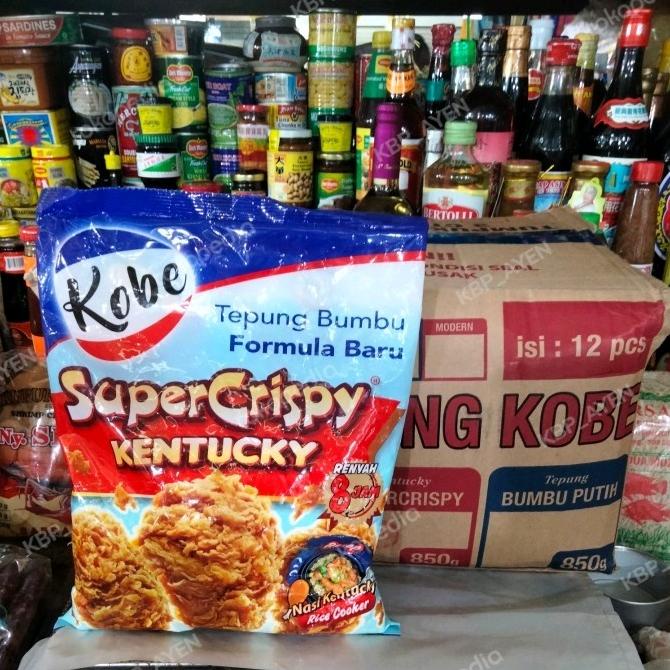 

Tepung Kobe Super Crispy Kentucky Renyah 8 jam 850gr (1 X 12pcs)