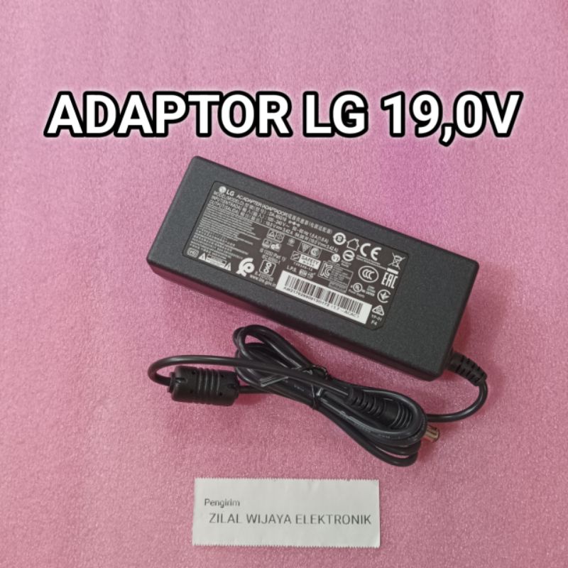 SWITCHING ADAPTOR LG 19,0V - 3.42A -ADAPTOR TV LG - KABEL ADAPTOR - ADAPTOR ORIGINAL - ADAPTOR LG