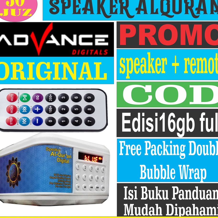 COD SPEAKER ALQURAN 30 JUZ 16GB FULL/SPEAKER MUROTTAL ALQURAN 30 JUZ LENGKAP gas 
