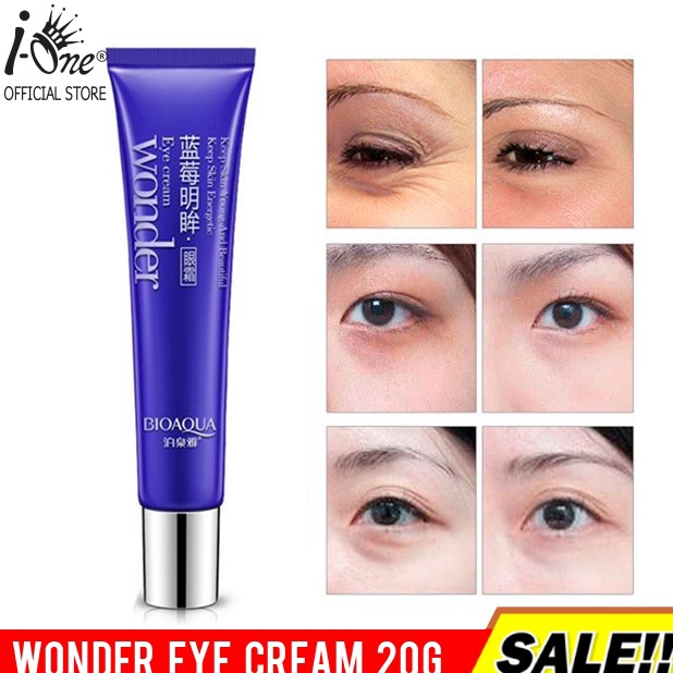 [KODE PRODUK GVAYE7435] I ONE - ORIGINAL 100% WONDER EYE CREAM BLUEBERRY KRIM MATA PANDA MENGHILANGK