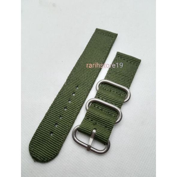 Limited Strap Zulu Tali Jam Tangan Kanvas Tebal Strap Pengganti Seiko Diver Dll