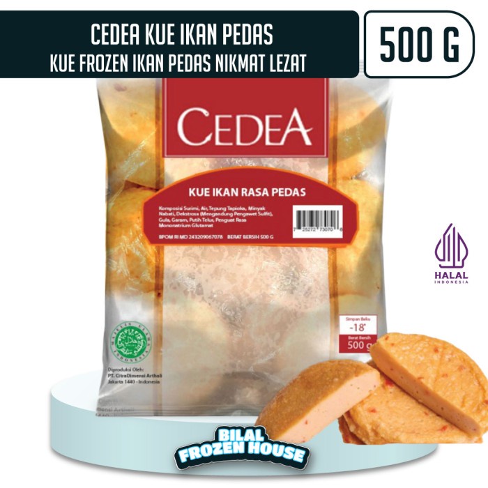 

Cedea Kue Ikan Pedas 500gr - Cedea Kue Ikan Pedas