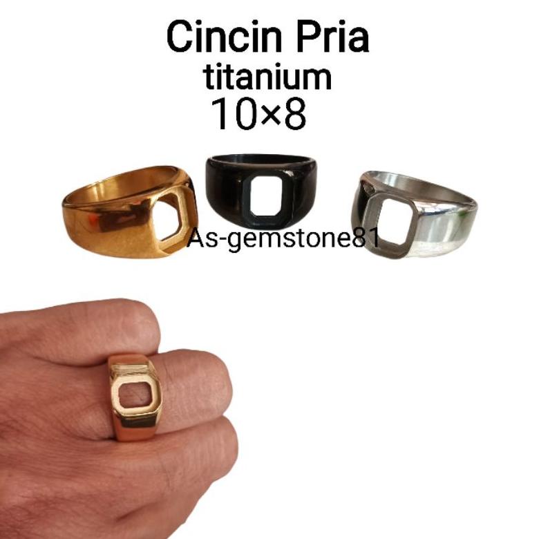 New Cincin Ring Emban [Titanium] 108 Kotak