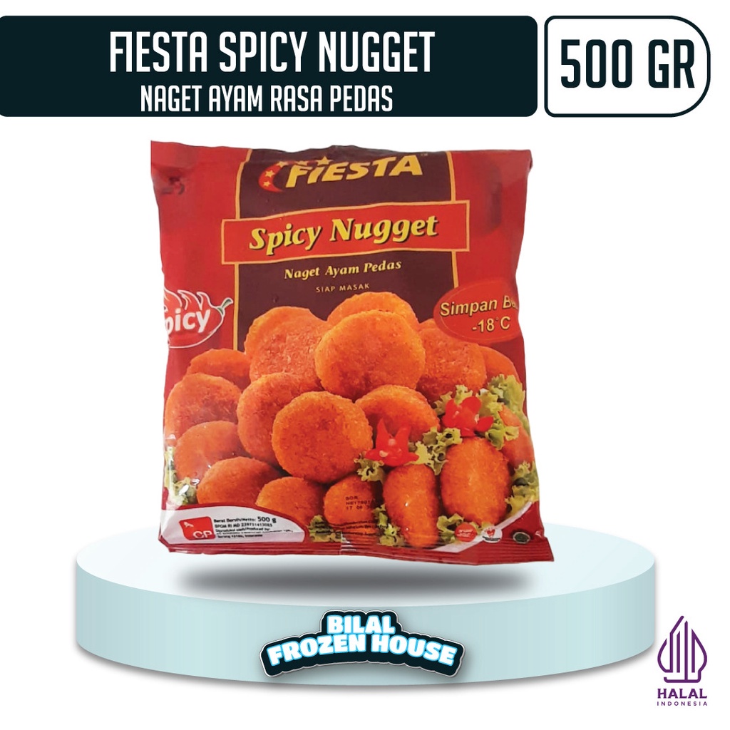 

Fiesta Spicy Nugget 500gr - Nugget Ayam Rasa Pedas