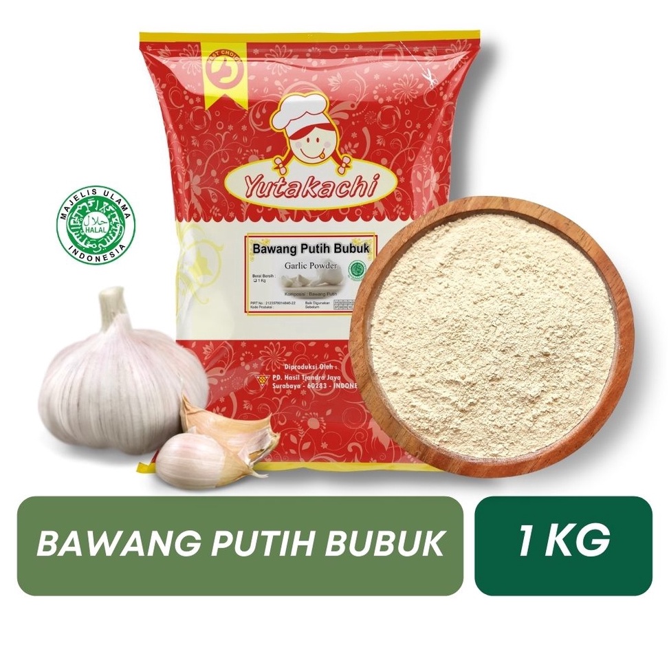 

Kualitas Premium.. MURNI Bawang Putih Bubuk 1Kg Yutakachi / Premium Garlic Powder / Pusat Bumbu / Rempah Alami / Termurah 51