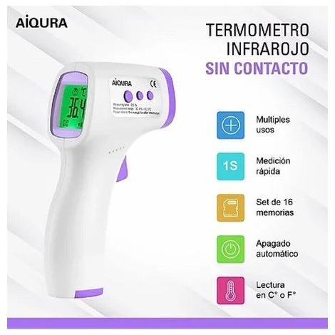 Limited Aiqura Termometer Tembak Gun / Thermo Gun /Alat Pengukur Suhu Tubuh