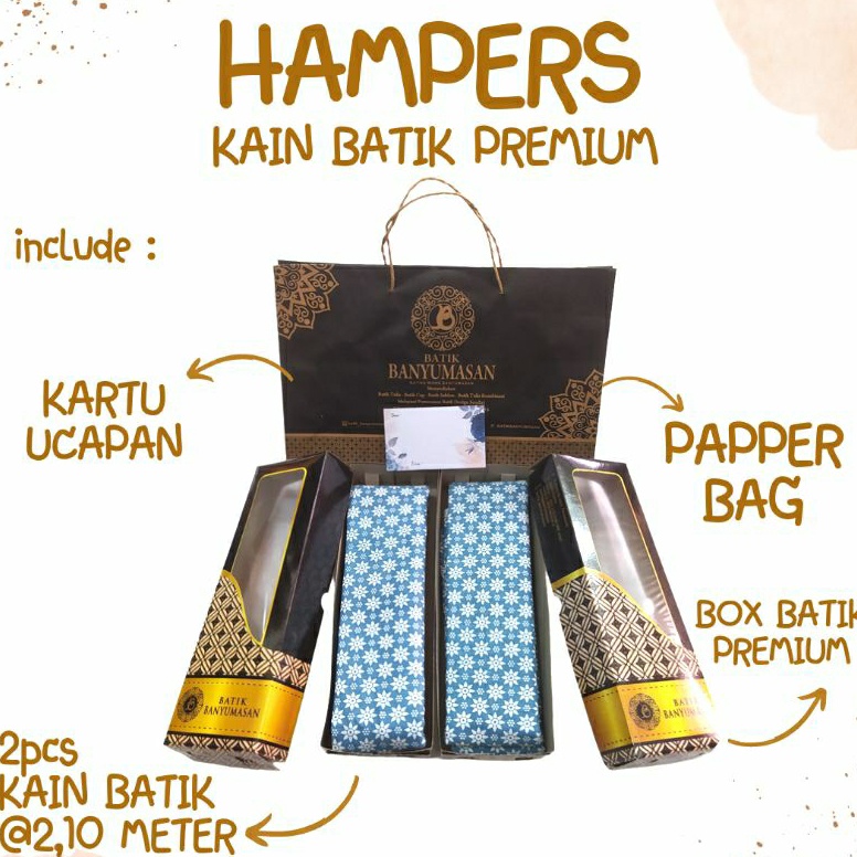 

Best HAMPERS PREMIUM / KADO PERNIKAHAN EXCLUSIVE / HAMPERS BATIK / KADO ULANG TAHUN / KADO WISUDA / BATIK TENUN / HAMPERS PURWOKERTO / BINGKISAN PENSIUNAN / BINGKISAN MUTASI / HAMPERS MURAH / BOX ANYAM PANDAN / KAIN BATIK 2 METER / BOX KADO BIRTHDAY BANYU