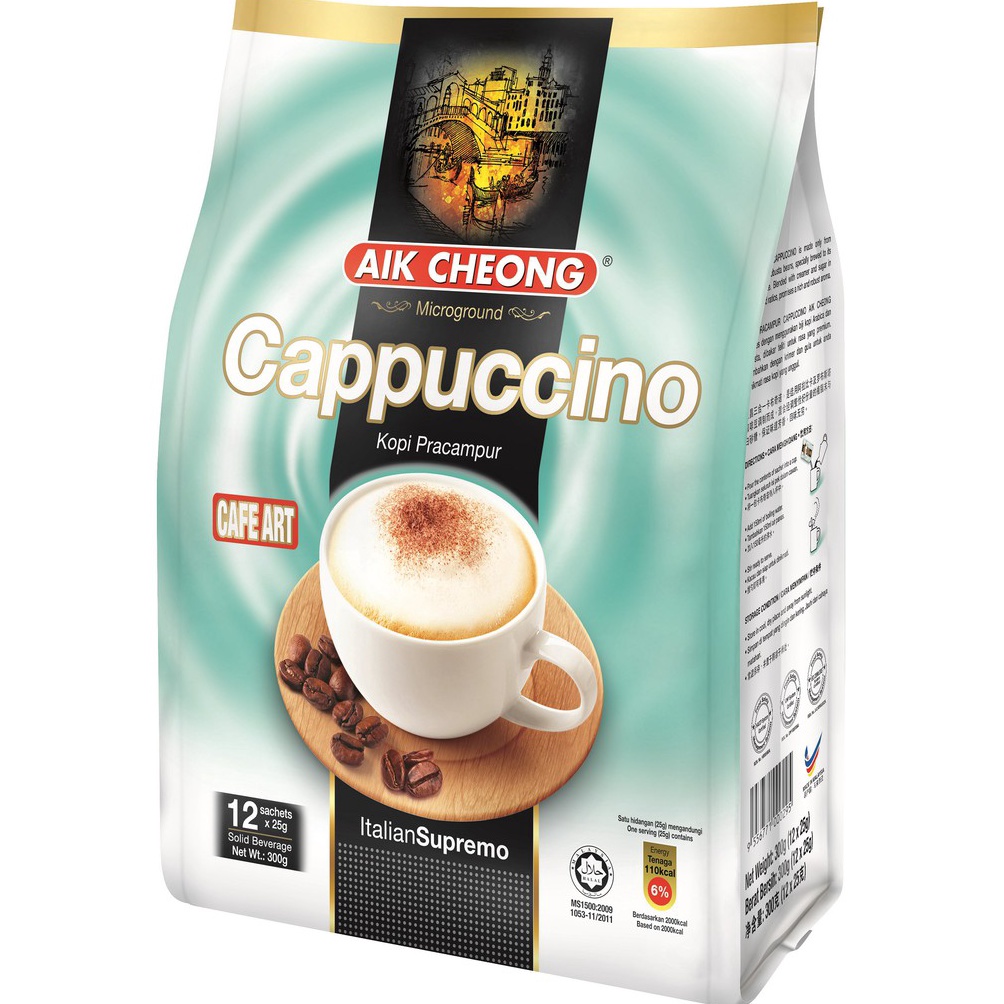 

Ready stock.. Aik Cheong Cafe Art Cappuccino 300gr 0E8