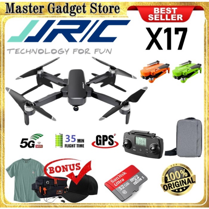 Drokam Rc Drone Jjrc X17 6K Camera 5G Wifi Fpv 2 Axs Gimbal F11 4K Pro Killer