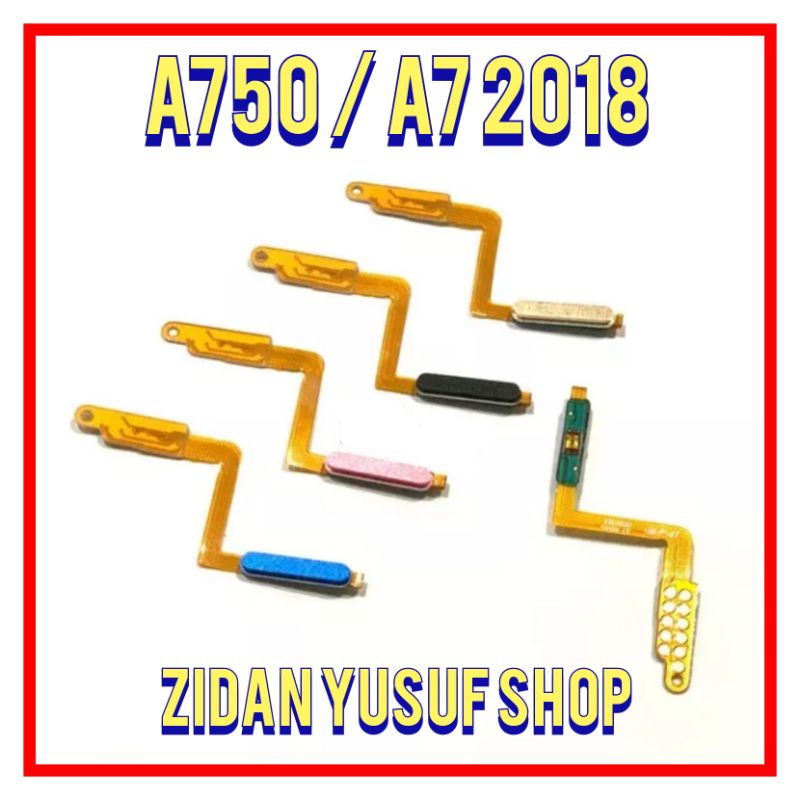 FLEXIBLE ON OFF FINGERPRINT SIDIK JARI SAMSUNG A750 / A7 2018