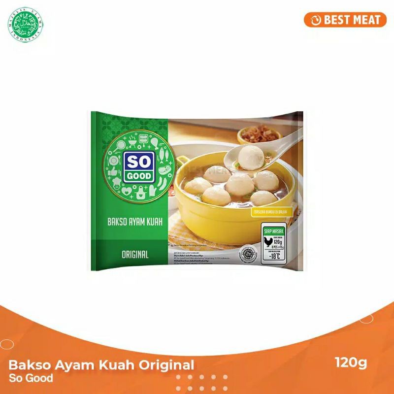 

Bakso Baso Ayam Kuah 120 GR - SO GOOD