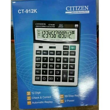 

Best Seller Alat Menghitung Kalkulator Citizen Ct-912K 12 Digit Replay Termurah