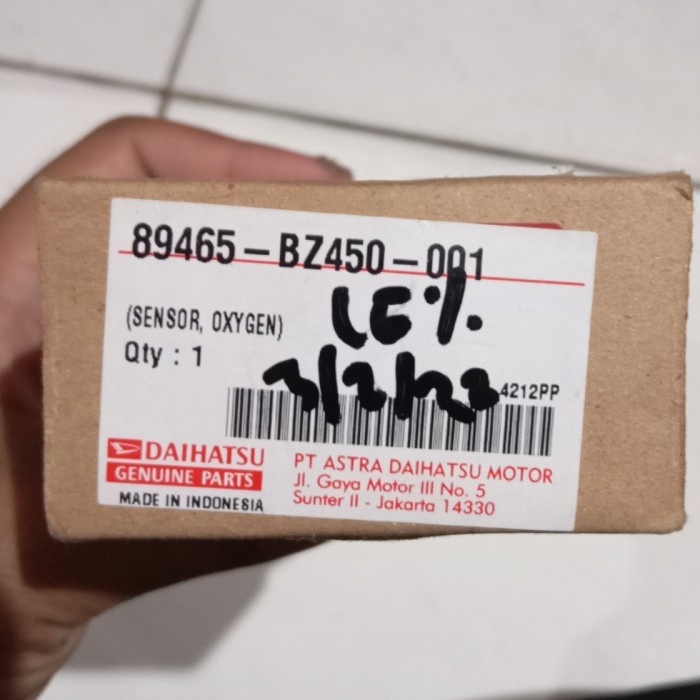 sensor oxygen sigra/calya/agya 1200cc 89465-BZ450