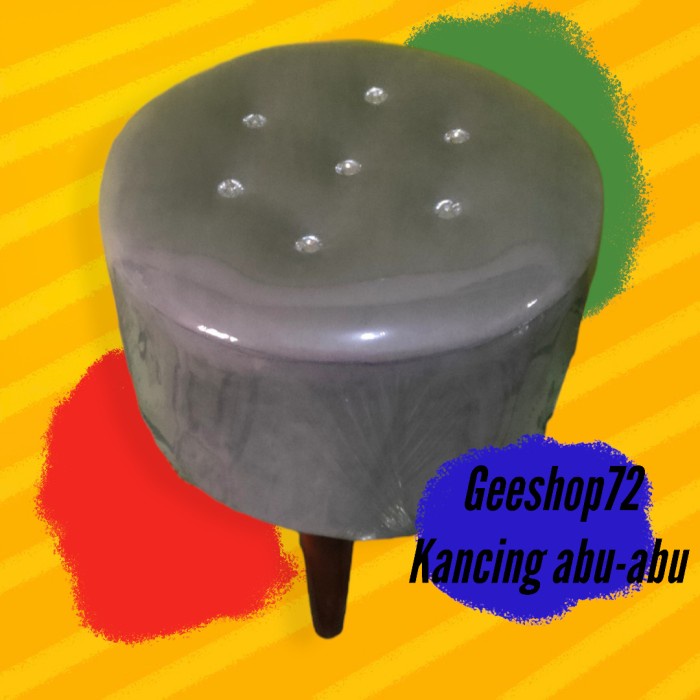 Best Seller Kursi Stoll Bulat Kancing