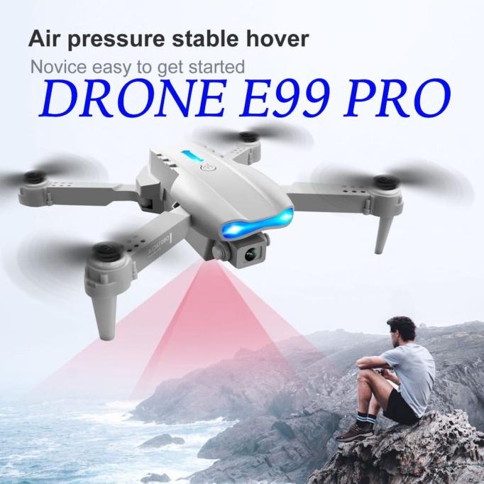 Drone E99 Pro Dengan Kamera Hd Drone Wifi Fpv Dual Kamera Drone 4K Kam