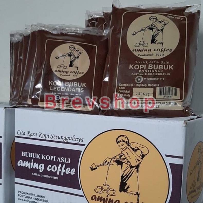 

Ready Kopi Aming 1Kg Coffee Shop Kopi Bubuk Legendaris Aming Asli Pontianak Khuntien Pilihan Kopi Robusta