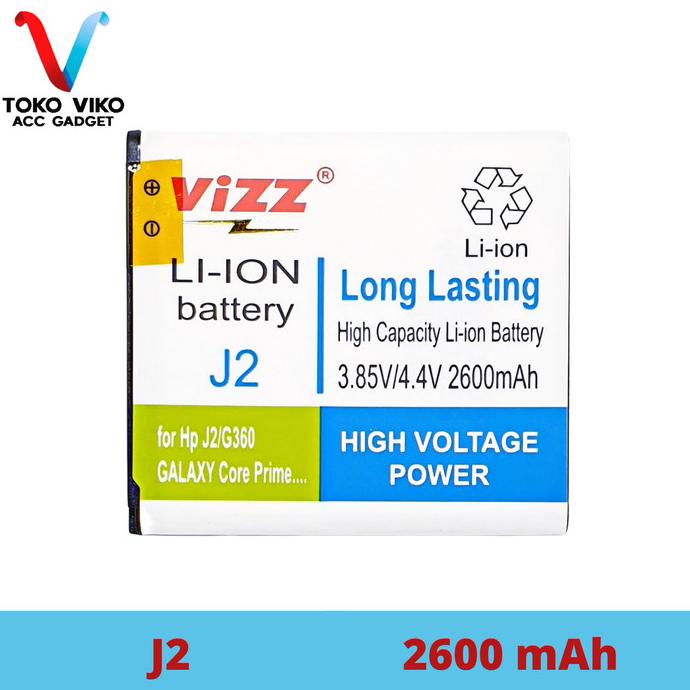 Vizz Battery Samsung J2 Baterai Double Power SAMSUNG GALAXY J2