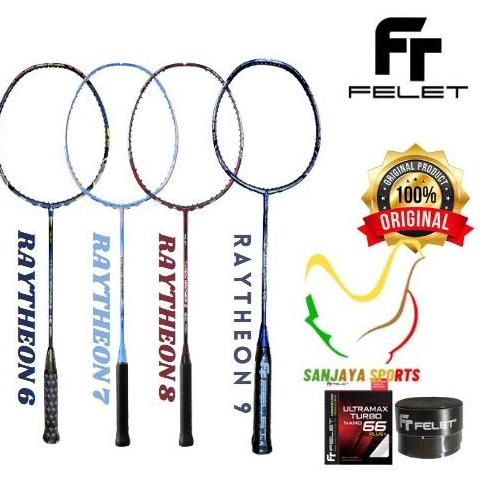 RAKET BADMINTON FELET TJ-TECH RAYTHEON 6, 7, 8 ORIGINAL