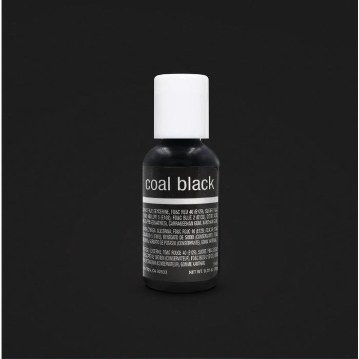 

Coal Bla Chefmaster Liqua-Gel Food Colng 20 Ml