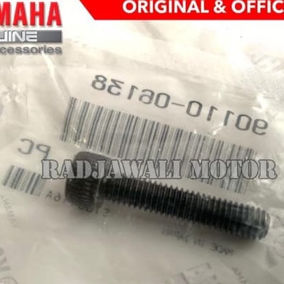 BAUT JALU STANG END GRIP XMAX , NEW VIXION HITAM ASLI ORIGINAL YAMAHA 90110-06138 ORIGINAL YAMAHA