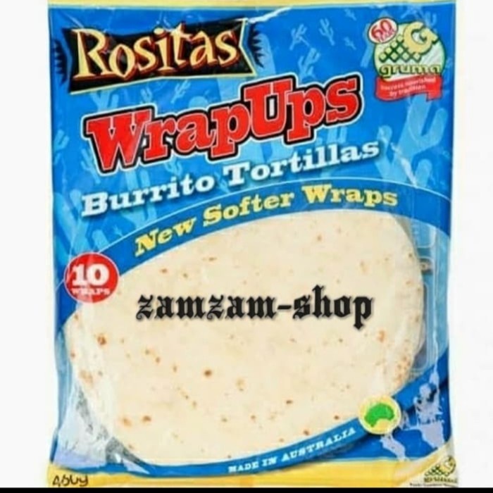 

Heboh Rositas Wraps Tortilla Tortillas Burrito 460Gr Kulit Kebab