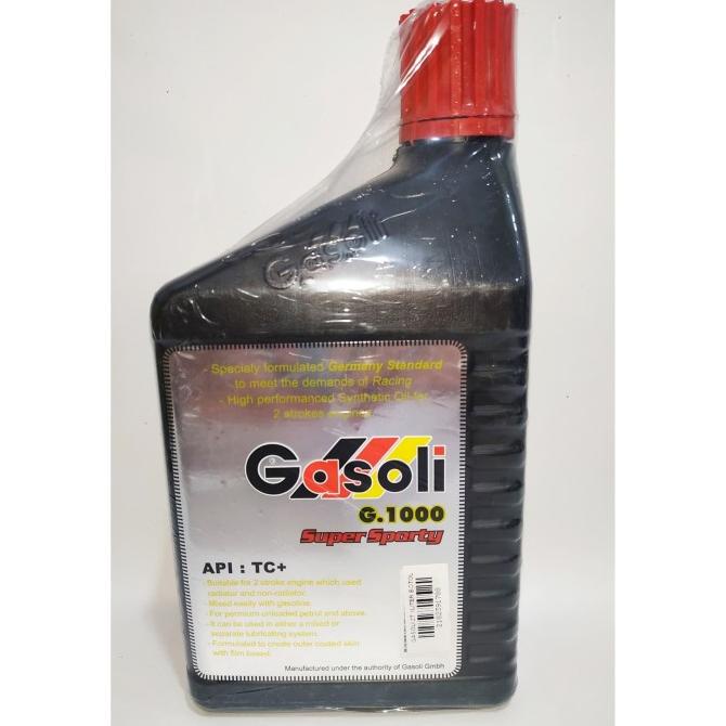 Gasoli 2T G1000 Super Sporty 1Liter Oli Samping 2Tak