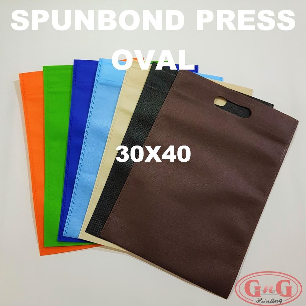 

Sale 7.7 20pcs - 30x40 Polos Spunbond Oval, Tas Kain, Kantong Kain, Goodie Bag, Goody