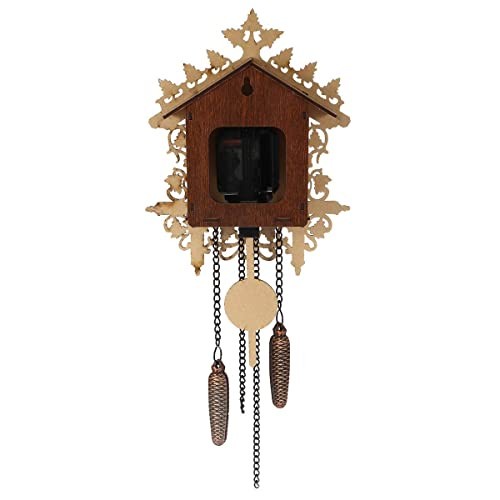 MUST HAVE CUCKOO CLOCK WOODEN HANGING WALL CLOCK BIRD ALARM CUCKOO TERMURAH