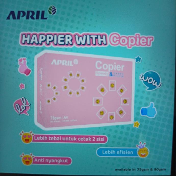 

Kertas A4 75 Gram HVS Copier April