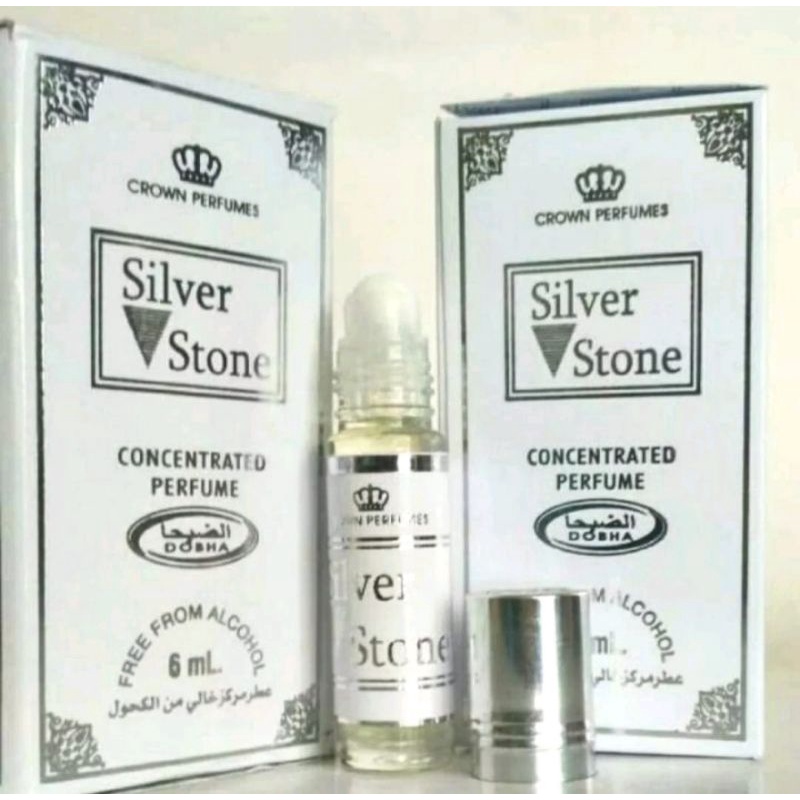 minyak wangi dobha parfum silver stone