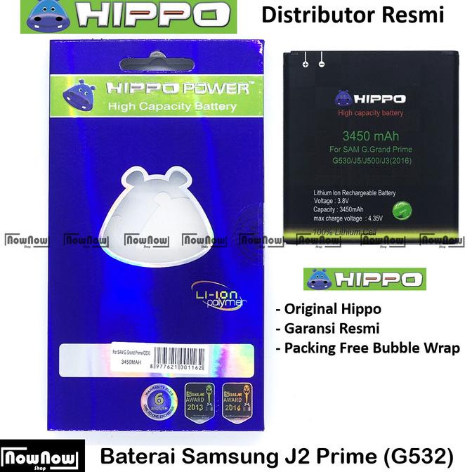 Baterai Hippo Samsung Galaxy J2 Prime G532 Original Batre Batrai HP