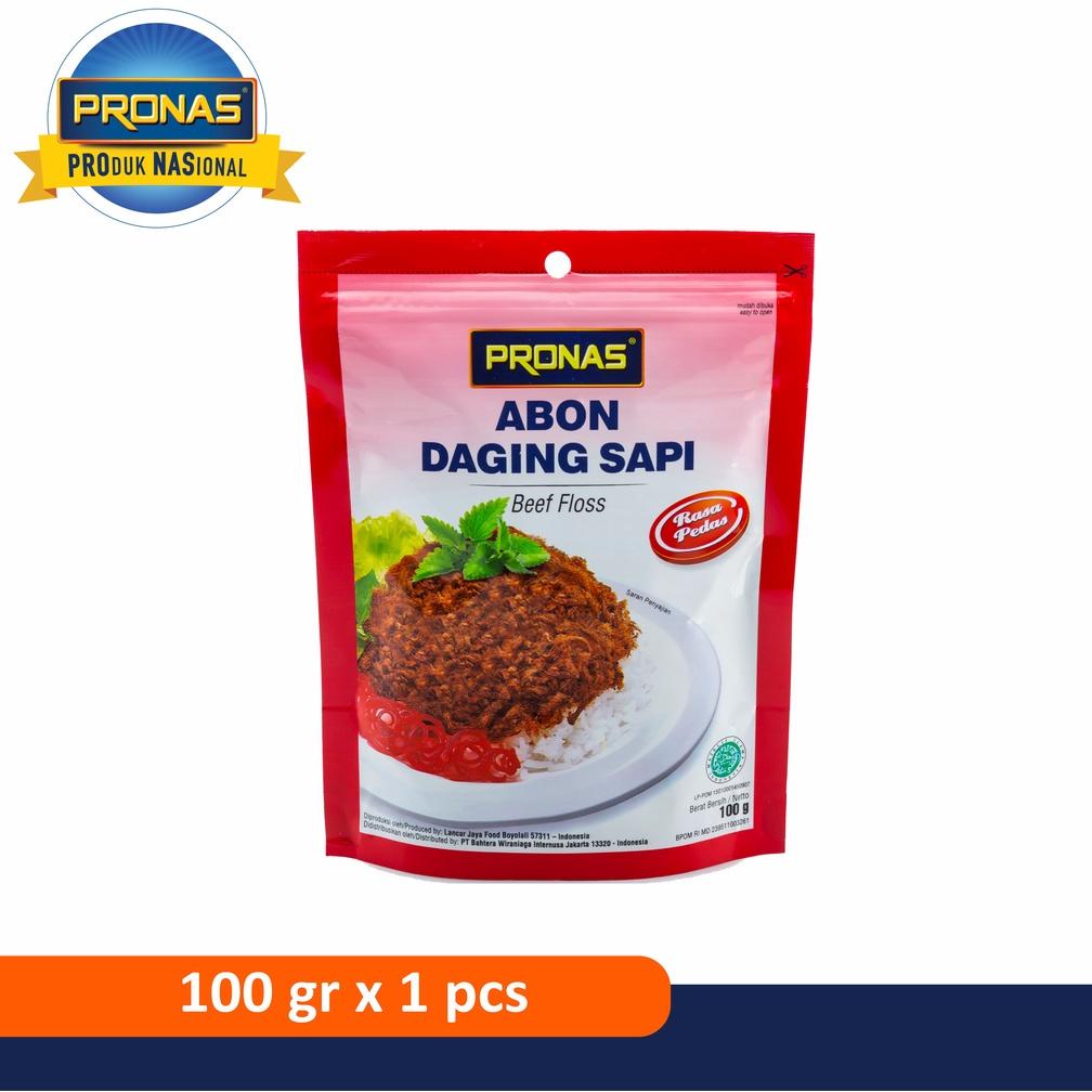 

7.7 Pronas Abon Daging Sapi Rasa Pedas 100 g dengan kemasan Ziplock